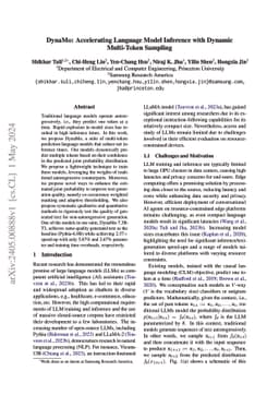 DynaMo: Accelerating Language Model Inference with Dynamic Multi-Token
  Sampling