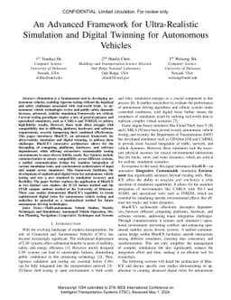 An Advanced Framework for Ultra-Realistic Simulation and Digital
  Twinning for Autonomous Vehicles