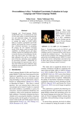 Overconfidence is Key: Verbalized Uncertainty Evaluation in Large
  Language and Vision-Language Models