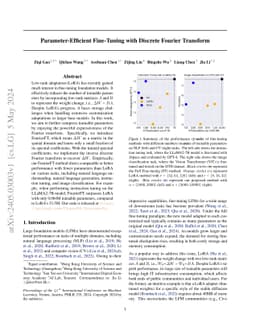Parameter-Efficient Fine-Tuning with Discrete Fourier Transform