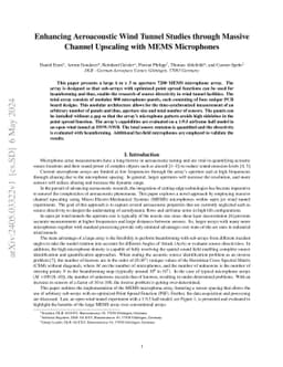 Enhancing Aeroacoustic Wind Tunnel Studies through Massive Channel
  Upscaling with MEMS Microphones