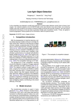 Low-light Object Detection