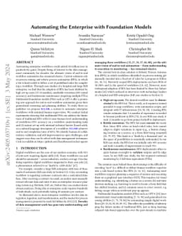 Automating the Enterprise with Foundation Models