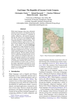 Guylingo: The Republic of Guyana Creole Corpora