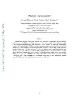 Quantum Unpredictability