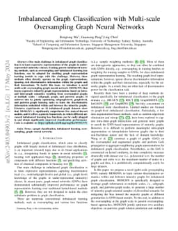 Imbalanced Graph Classification with Multi-scale Oversampling Graph
  Neural Networks