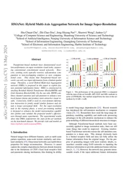 HMANet: Hybrid Multi-Axis Aggregation Network for Image Super-Resolution