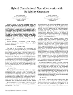 Hybrid Convolutional Neural Networks with Reliability Guarantee