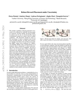Robust Reward Placement under Uncertainty