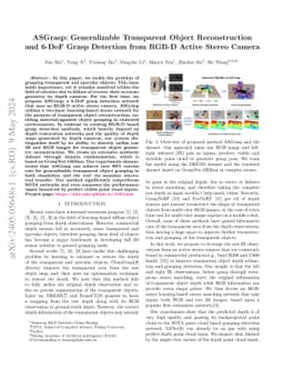 ASGrasp: Generalizable Transparent Object Reconstruction and Grasping
  from RGB-D Active Stereo Camera