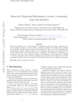 Reservoir Computing Benchmarks: a tutorial review and critique