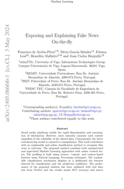 Exposing and Explaining Fake News On-the-Fly