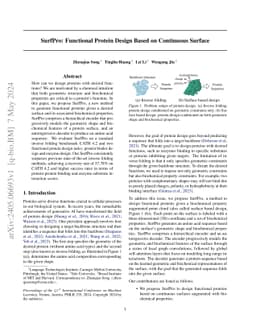 SurfPro: Functional Protein Design Based on Continuous Surface