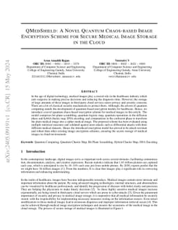 QMedShield: A Novel Quantum Chaos-based Image Encryption Scheme for
  Secure Medical Image Storage in the Cloud