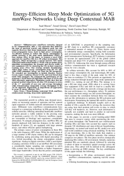 Energy-Efficient Sleep Mode Optimization of 5G mmWave Networks Using
  Deep Contextual MAB