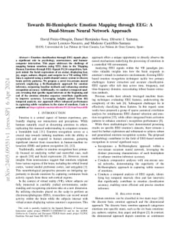Towards Bi-Hemispheric Emotion Mapping through EEG: A Dual-Stream Neural
  Network Approach