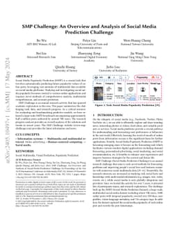 SMP Challenge: An Overview and Analysis of Social Media Prediction
  Challenge