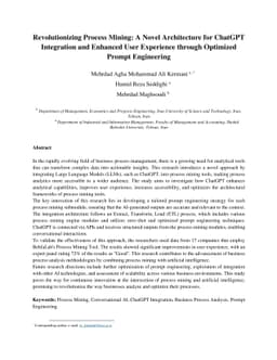 Revolutionizing Process Mining: A Novel Architecture for ChatGPT
  Integration and Enhanced User Experience through Optimized Prompt Engineering