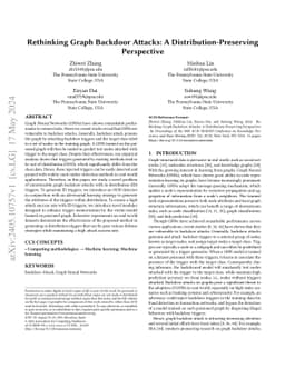 Rethinking Graph Backdoor Attacks: A Distribution-Preserving Perspective