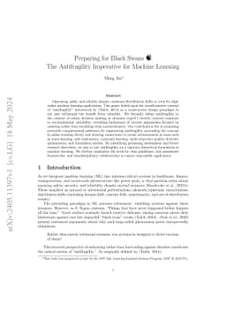 Preparing for Black Swans: The Antifragility Imperative for Machine
  Learning