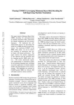 Chasing COMET: Leveraging Minimum Bayes Risk Decoding for Self-Improving
  Machine Translation