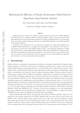 Illustrating the Efficiency of Popular Evolutionary Multi-Objective
  Algorithms Using Runtime Analysis