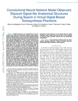 Convolutional Neural Network Model Observers Discount Signal-like
  Anatomical Structures During Search in Virtual Digital Breast Tomosynthesis
  Phantoms