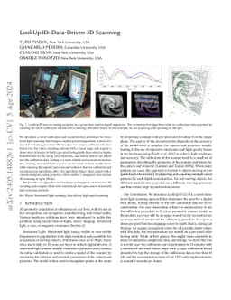 LookUp3D: Data-Driven 3D Scanning