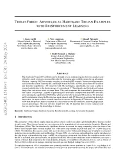 TrojanForge: Adversarial Hardware Trojan Examples with Reinforcement
  Learning