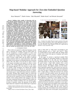 Map-based Modular Approach for Zero-shot Embodied Question Answering