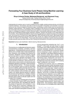 Forecasting Four Business Cycle Phases Using Machine Learning: A Case
  Study of US and EuroZone