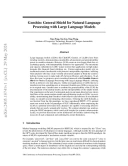 Genshin: General Shield for Natural Language Processing with Large
  Language Models