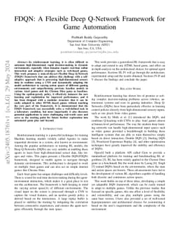 FDQN: A Flexible Deep Q-Network Framework for Game Automation