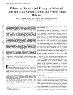 Enhancing Security and Privacy in Federated Learning using Low-Dimensional Update Representation and Proximity-Based Defense