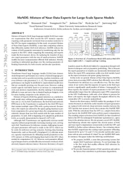 MoNDE: Mixture of Near-Data Experts for Large-Scale Sparse Models