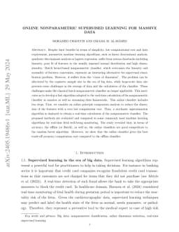 Online Nonparametric Supervised Learning for Massive Data