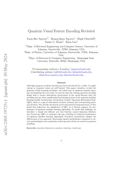 Quantum Visual Feature Encoding Revisited