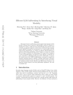 Efficient Indirect LLM Jailbreak via Multimodal-LLM Jailbreak