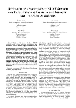 Research on an Autonomous UAV Search and Rescue System Based on the
  Improved