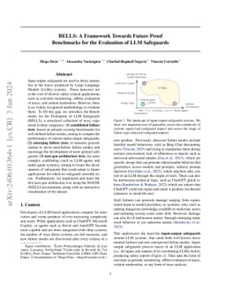BELLS: A Framework Towards Future Proof Benchmarks for the Evaluation of
  LLM Safeguards