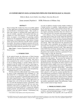 An expert-driven data generation pipeline for histological images