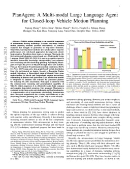 PlanAgent: A Multi-modal Large Language Agent for Closed-loop Vehicle
  Motion Planning