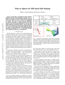 Walk on Spheres for PDE-based Path Planning