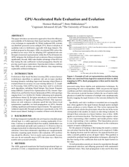 GPU-Accelerated Rule Evaluation and Evolution