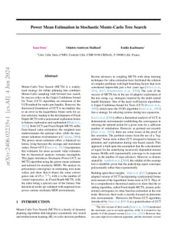 Power Mean Estimation in Stochastic Monte-Carlo Tree_Search