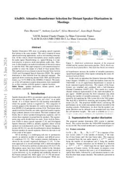 ASoBO: Attentive Beamformer Selection for Distant Speaker Diarization in
  Meetings