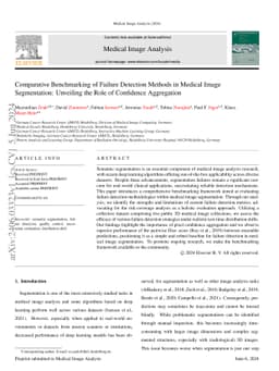 Comparative Benchmarking of Failure Detection Methods in Medical Image
  Segmentation: Unveiling the Role of Confidence Aggregation
