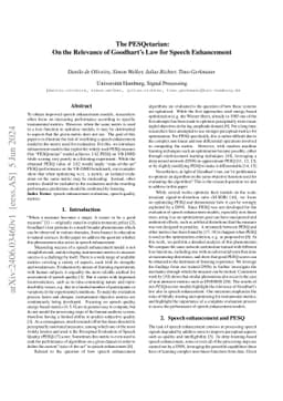 The PESQetarian: On the Relevance of Goodhart's Law for Speech
  Enhancement