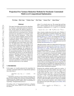 Projection-Free Variance Reduction Methods for Stochastic Constrained
  Multi-Level Compositional Optimization