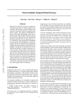 Neuro-Symbolic Temporal Point Processes